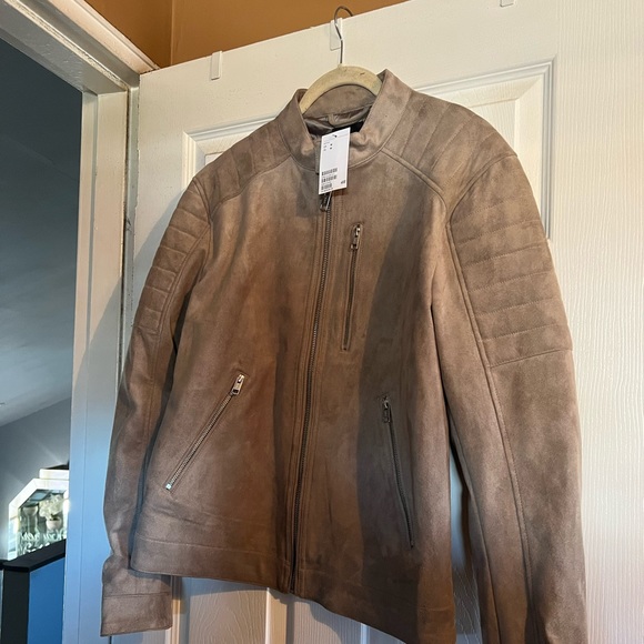 H&M Other - H&M Men’s Suede Biker Jacket - Size Medium